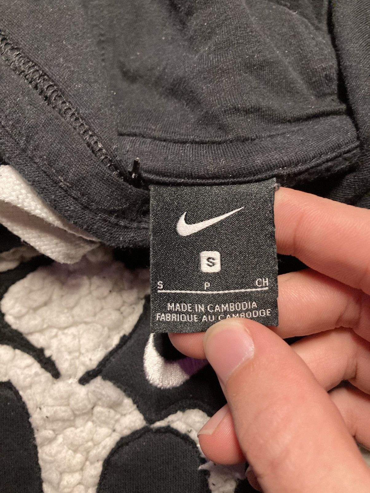 Nike × Vintage ⛩️ Nike hoodie custom vintage y2k big center logo fleece rare Size US M / EU 48-50 / 2 - 3 Thumbnail