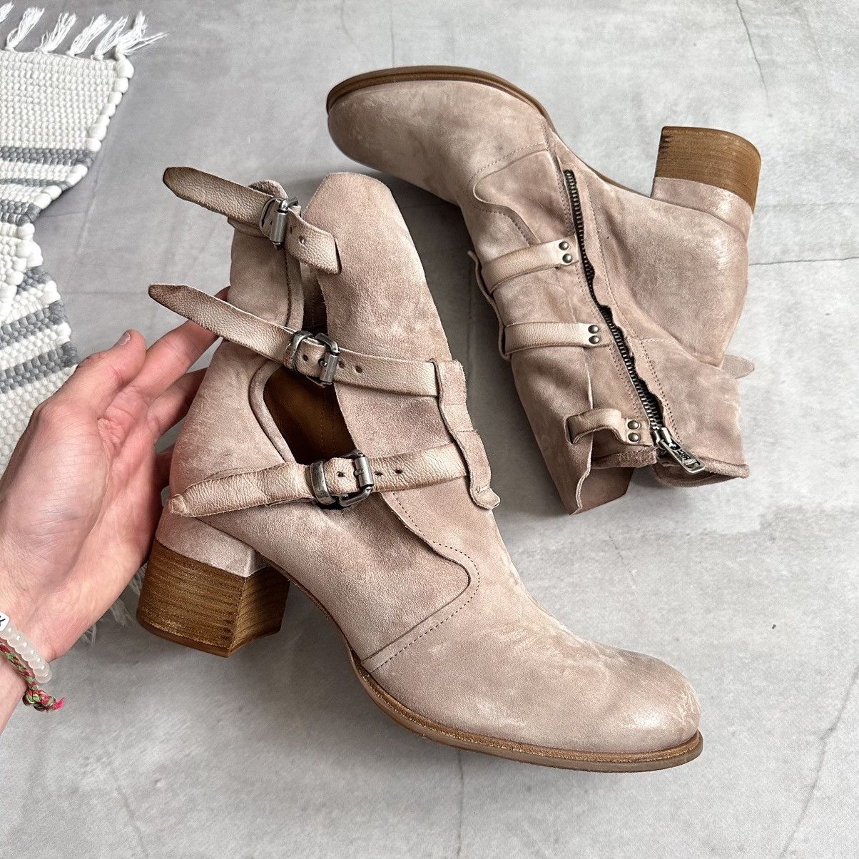Dirk Bikkembergs AS 98 Airstep Vintage Ankle Buckle Straps Boots Guidi Vibe Size US 11 / IT 41 - 6 Thumbnail
