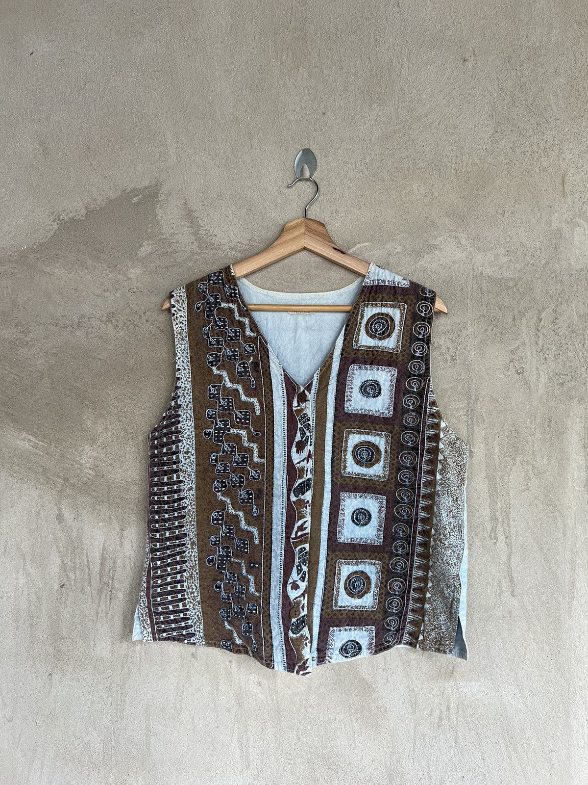 Vintage Vintage Venticello Art Vest Size US M / EU 48-50 / 2 - 2 Thumbnail