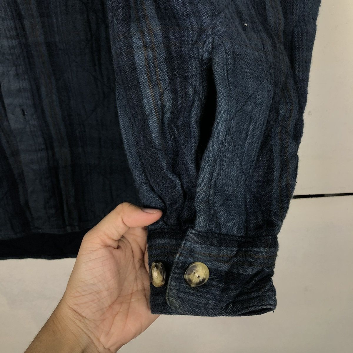 Flannel 🔥VINTAGE FLANNEL SHIRT JACKET JUNGLE STORM ISSEY MIYAKE Size US L / EU 52-54 / 3 - 16 Thumbnail
