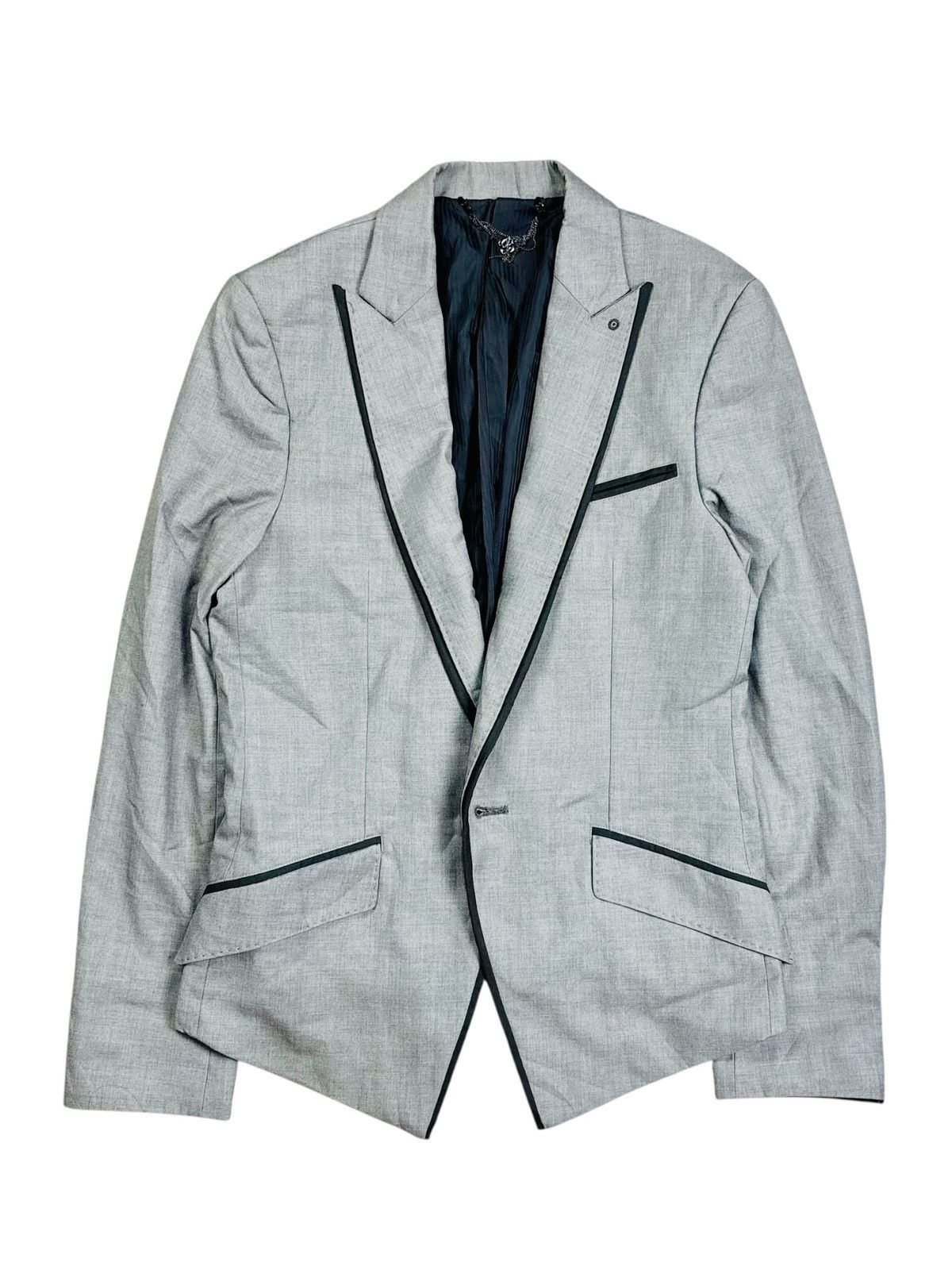 BUFFALO BOBS 2000s Buffalo Bobs Crystal Indie Sleaze Style Blazer Jacket Size US M / EU 48-50 / 2 - 1 Thumbnail