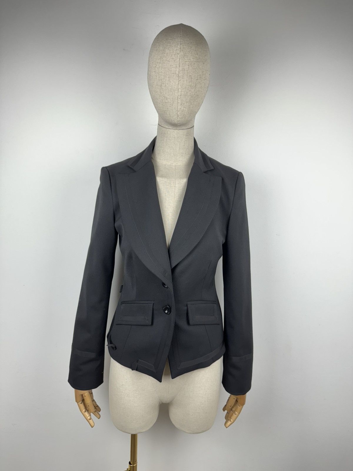 Moschino × Vintage Women’s Moschino Jeans Two Piece Blazer size US 8 Size M / US 6-8 / IT 42-44 - 1 Thumbnail