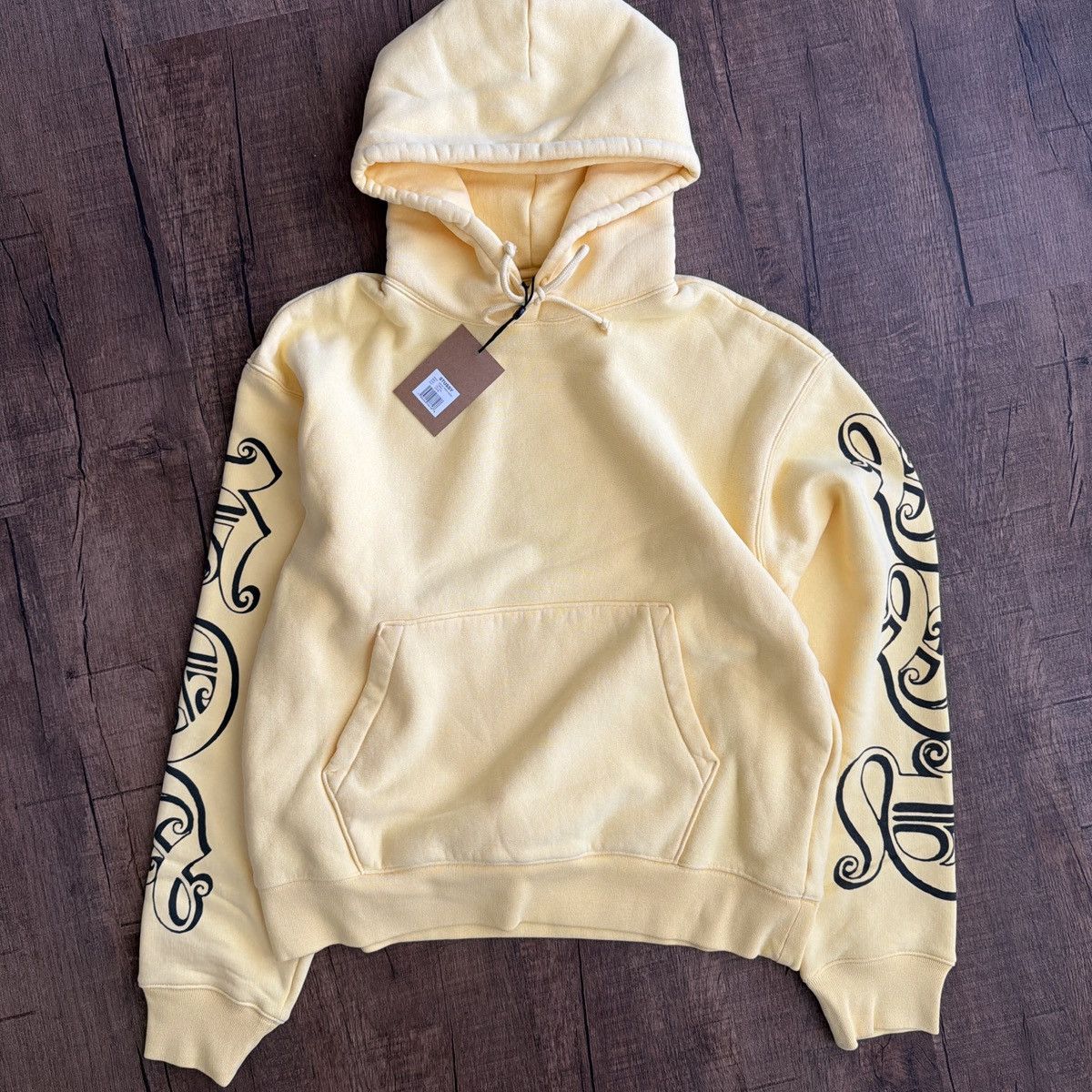 Stussy Stussy motif script hoodie yellow Size US L / EU 52-54 / 3 - 1 Thumbnail