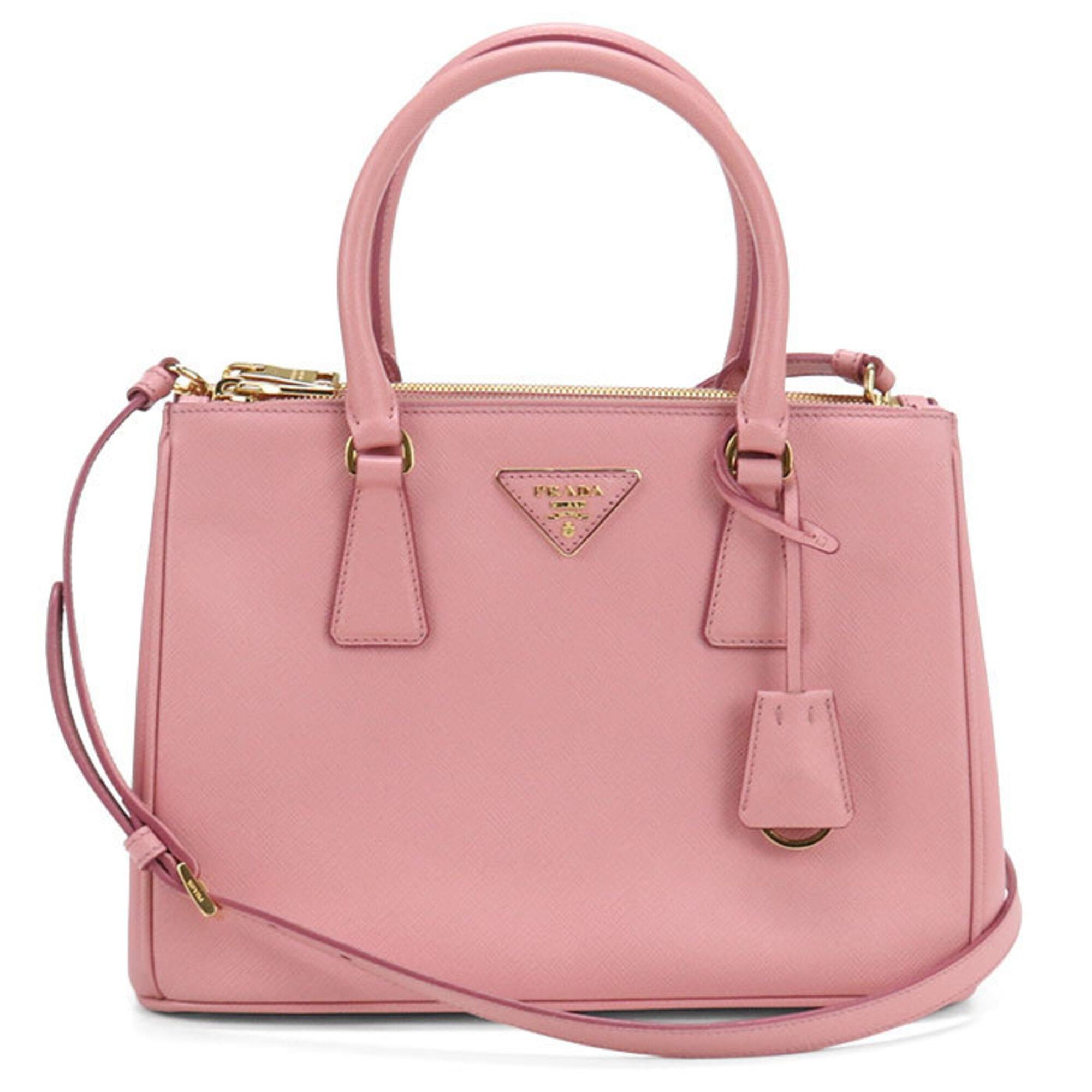 Prada PRADA tote bag, medium size, Galleria, women's, pink. Size ONE SIZE - 1 Thumbnail