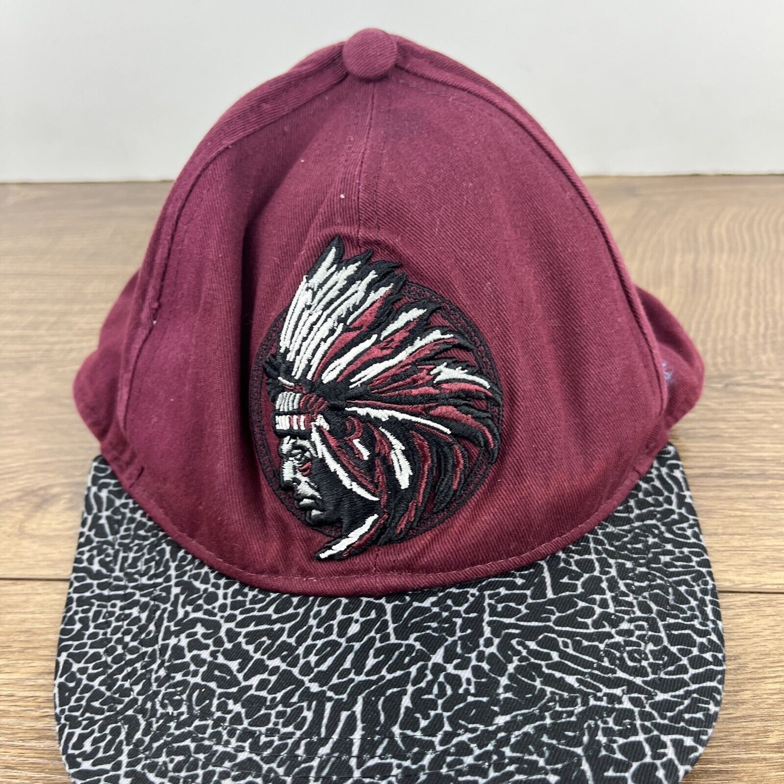Other Warrior Mohawk Hat Red Hat Adjustable Adult Size Hat Cap Size ONE SIZE - 6 Thumbnail