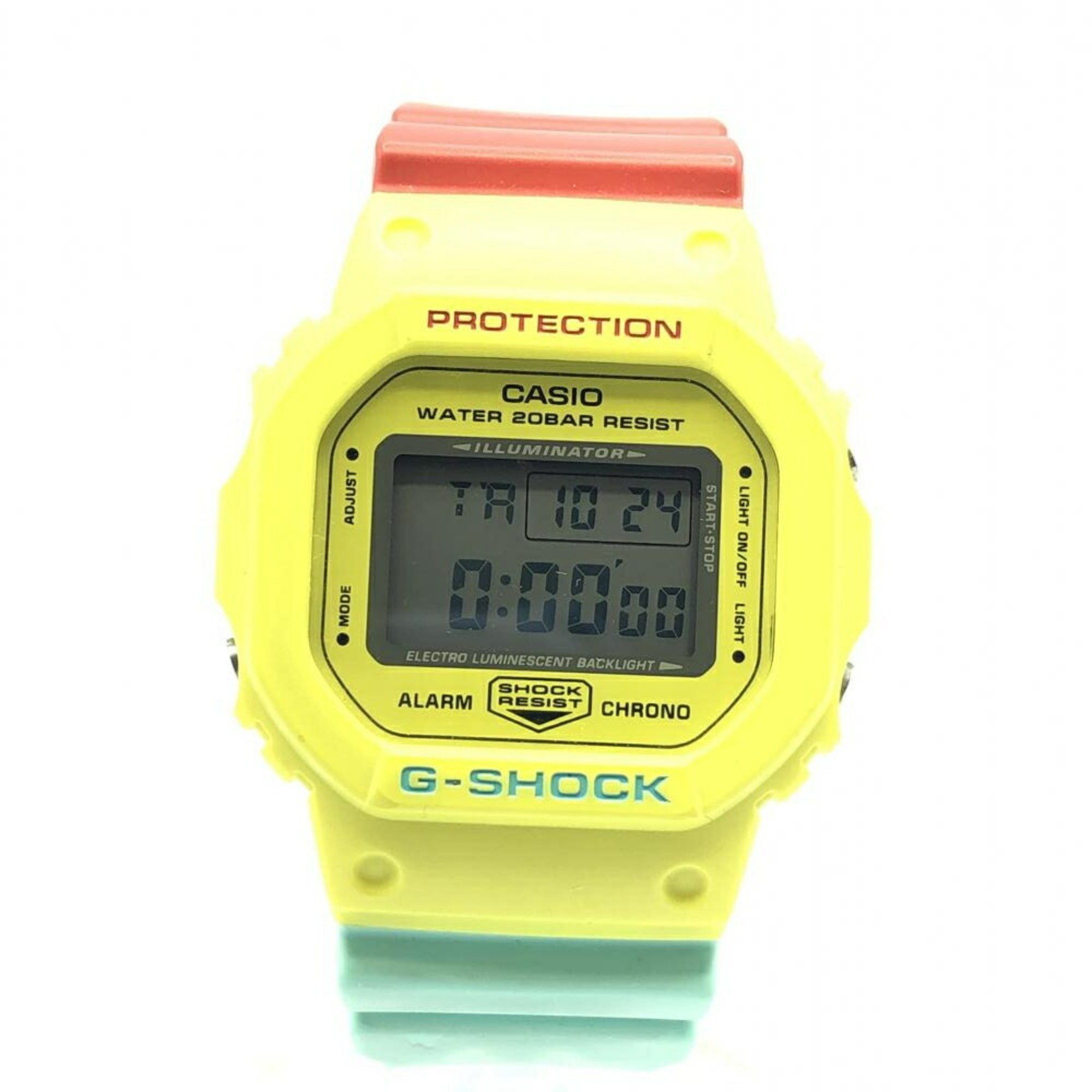 image of Casio G-Shock Watch Dw-5600Cma-9Jf in Yellow, Women's