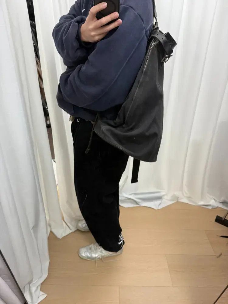 Other Yohji Yamamoto Pour Homme Leather Joint Canvas Bundle Bag-2 Size ONE SIZE - 6 Thumbnail