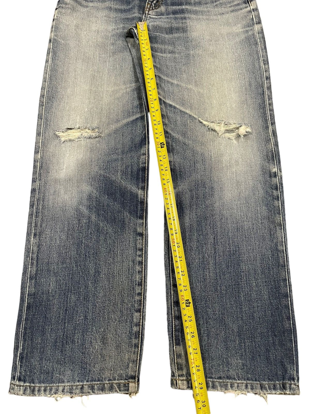 Uniqlo Vintage Japanese Uniqlo Blend Wash Distress Baggy Jeans Size US 32 / EU 48 - 11 Thumbnail