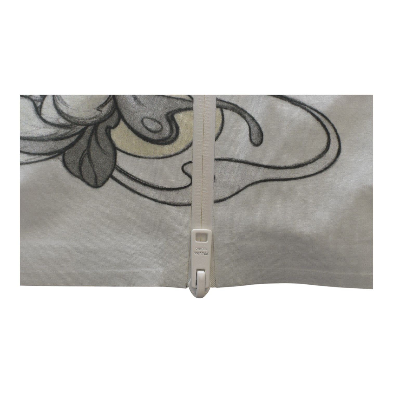 Prada PRADA light gray printed raincoat windbreaker hooded size 44 Size M / US 6-8 / IT 42-44 - 14 Thumbnail