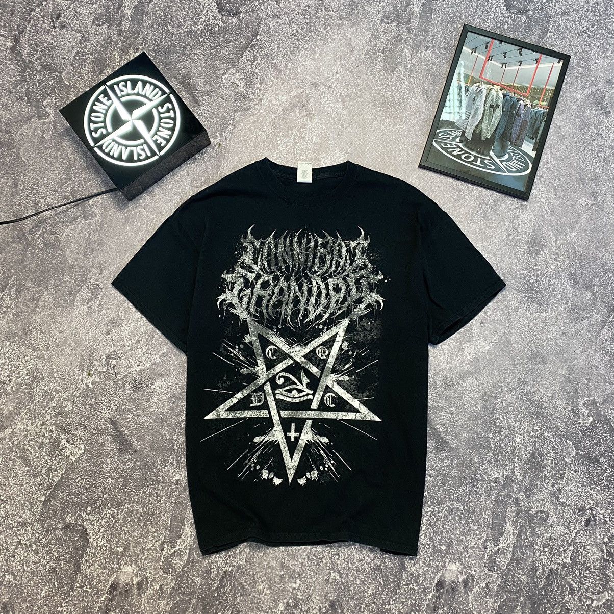 Vintage Vintage Cannibal Satana Big Graphic Logo tee Size US XL / EU 56 / 4 - 1 Thumbnail