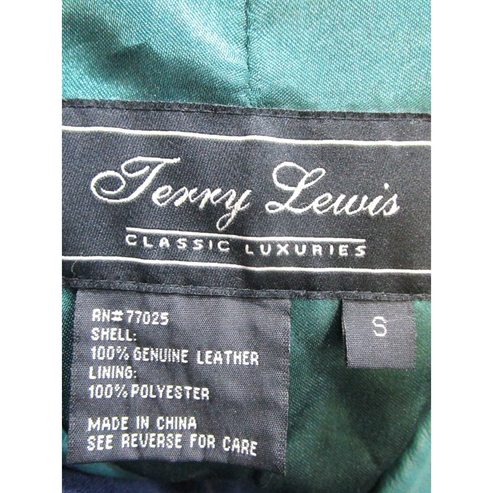 Vintage VINTAGE Jerry Lewis Jacket Small Green Leather y2k Matrix Womens Size S / US 4 / IT 40 - 3 Thumbnail