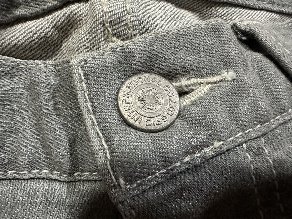 If Six Was Nine × Le Grande Bleu (L.G.B.) × Tornado Mart 🔥Y2K Archived Tornado Mart Denim Charcoal Mud Wash Glitter Size US 30 / EU 46 - 7 Thumbnail
