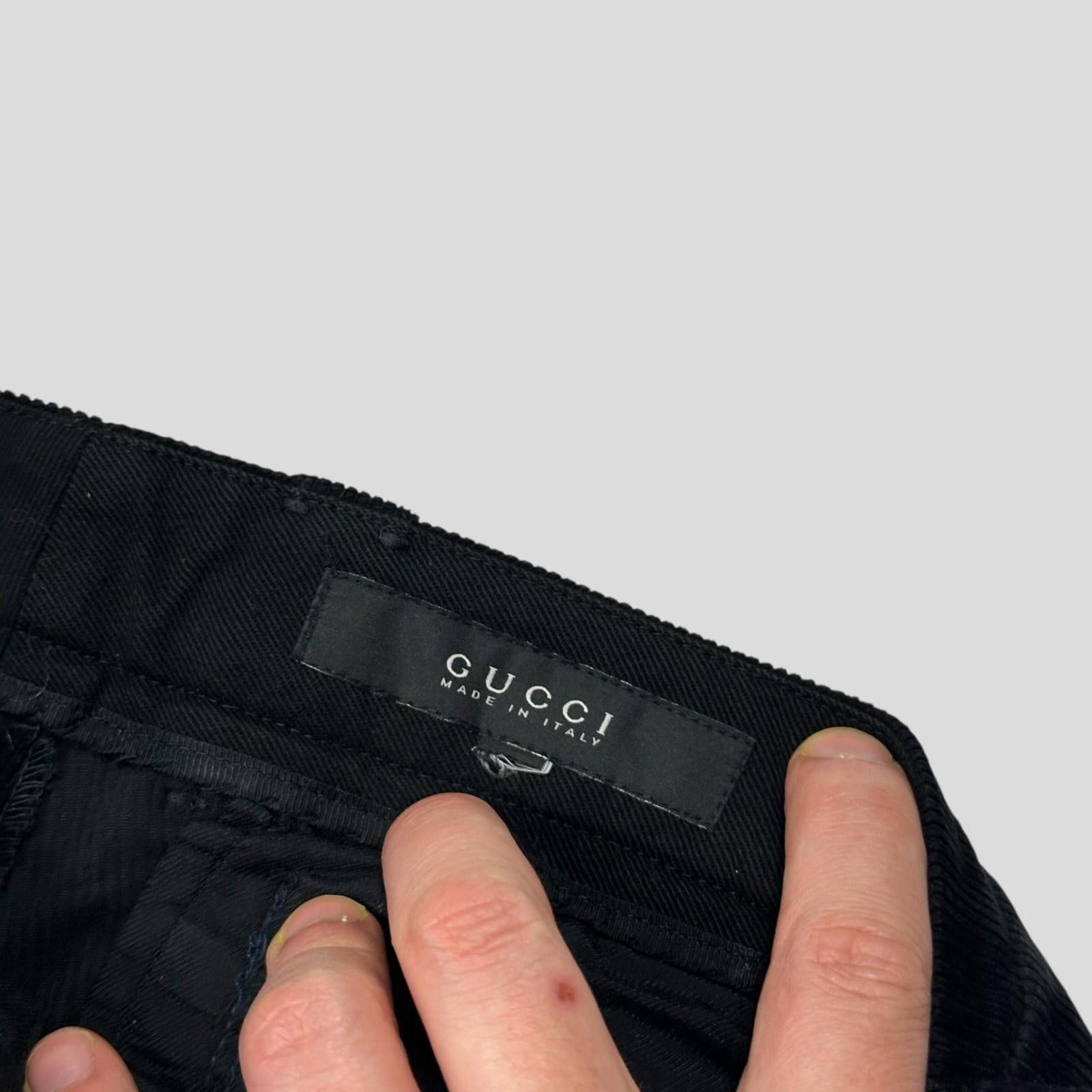 Gucci Gucci by Tom Ford 2004 Corduroy Laced Riding Trousers - UK10 Size 28" / US 6 / IT 42 - 9 Thumbnail