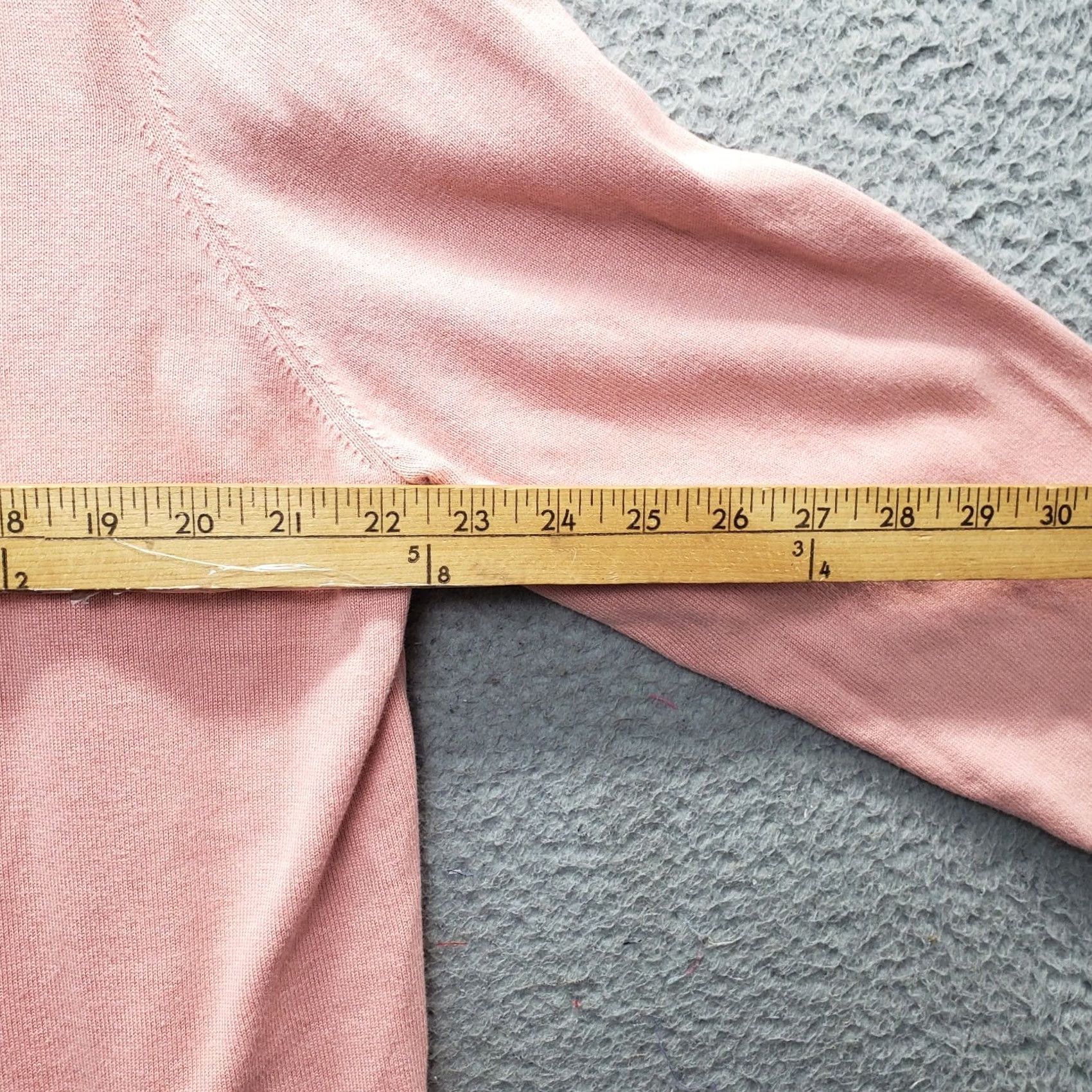 Vintage Alfred Dunner Cardigan Womens XL Pink Floral Pleat Edge Detail Sweater Size XL / US 12-14 / IT 48-50 - 3 Thumbnail