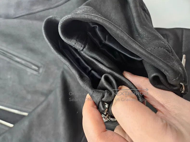 Rick Owens RICK OWENS Black Leather Jacket Size US M / EU 48-50 / 2 - 7 Thumbnail