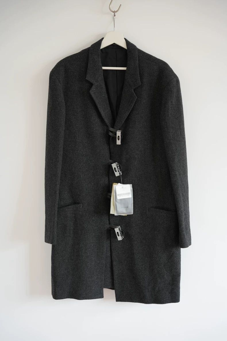 Yohji Yamamoto Yohji Yamamoto Long Wool Coat with Buttons