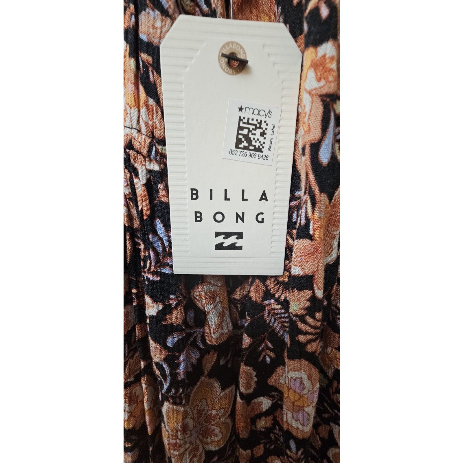 Billabong Billabong Tunic Sweetest Dream Floral Dress Long Sleeve Size M / US 6-8 / IT 42-44 - 7 Thumbnail