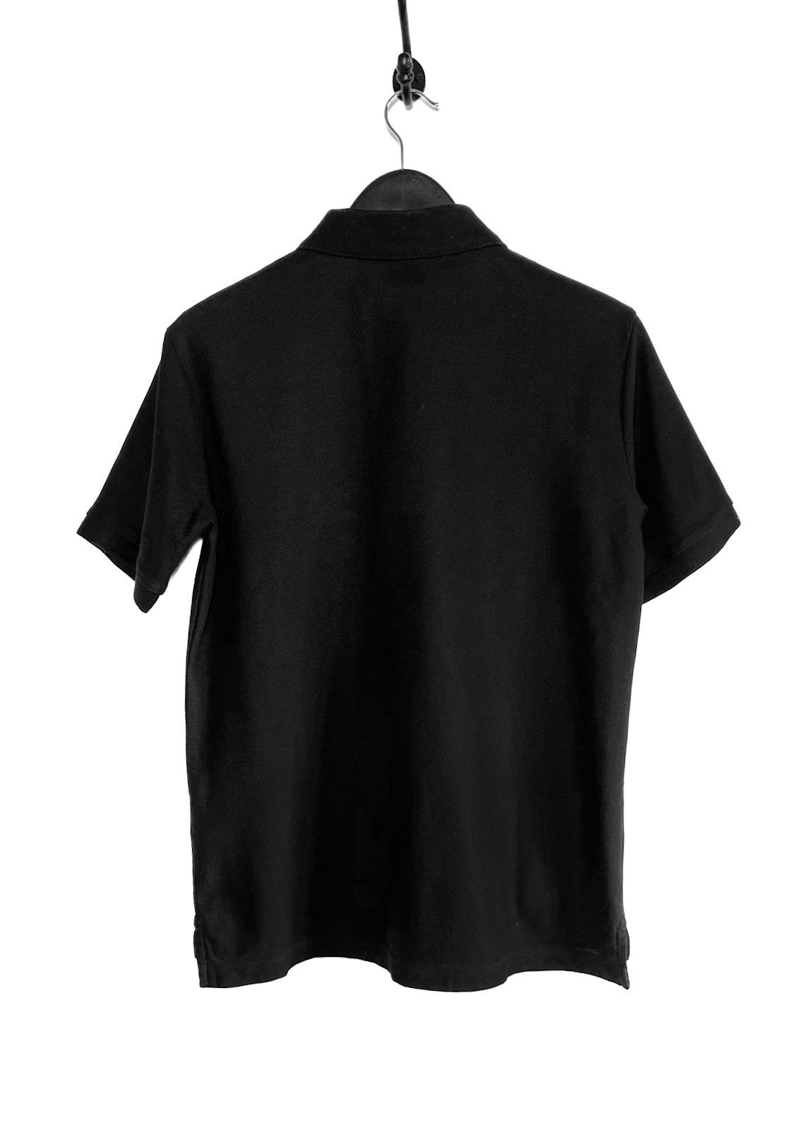 Burberry Burberry Black Copland Deer Embroidered Piqué Polo Shirt Size S / US 4 / IT 40 - 2 Thumbnail