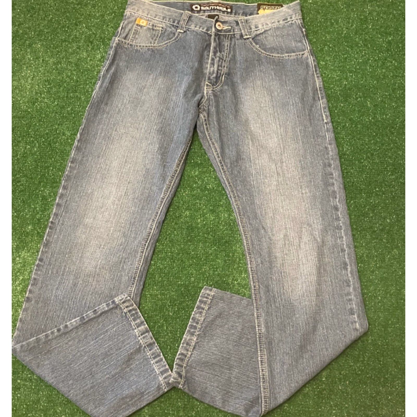 Southpole VINTAGE Southpole Jeans Baggy Slim Straight 32 NWT Mens 32x32 Grunge Y2K Skater Hip Hop Punk Size US 32 / EU 48 - 4 Thumbnail