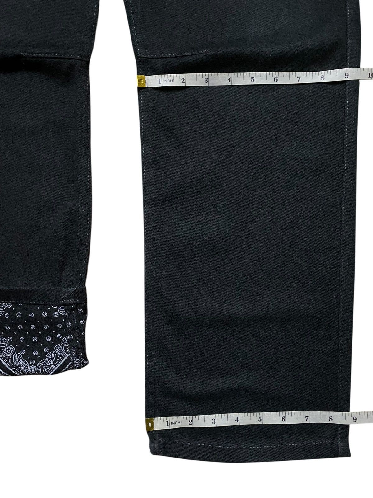 Japanese Brand ILL’S Japan Denim Loudly Voltage Embroidered Baggy Jeans Size US 34 / EU 50 - 12 Thumbnail