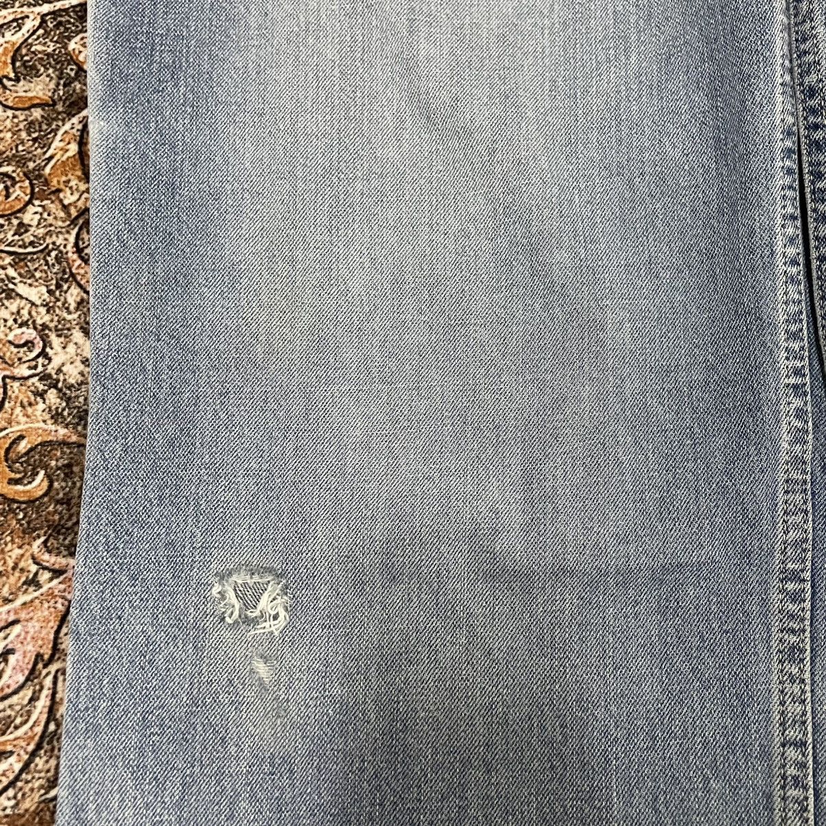 Arizona Jean Co. 🔥Vintage Arizona Jean Ripped Distress Carpenter Denim Jeans Size US 35 - 9 Thumbnail