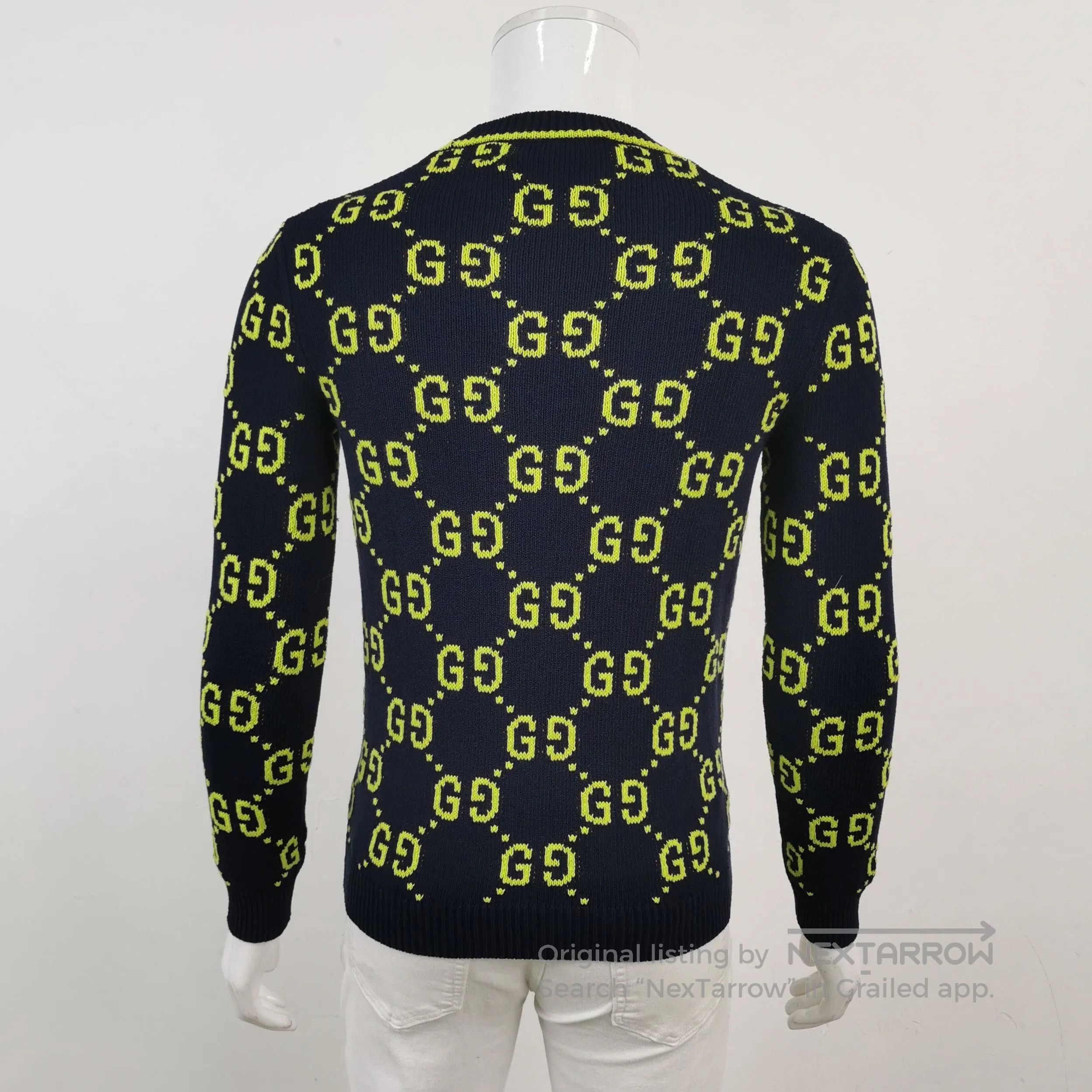 Gucci Gucci XS Double G Pattern Cotton Sweater. Size US XS / EU 42 / 0 - 5 Thumbnail