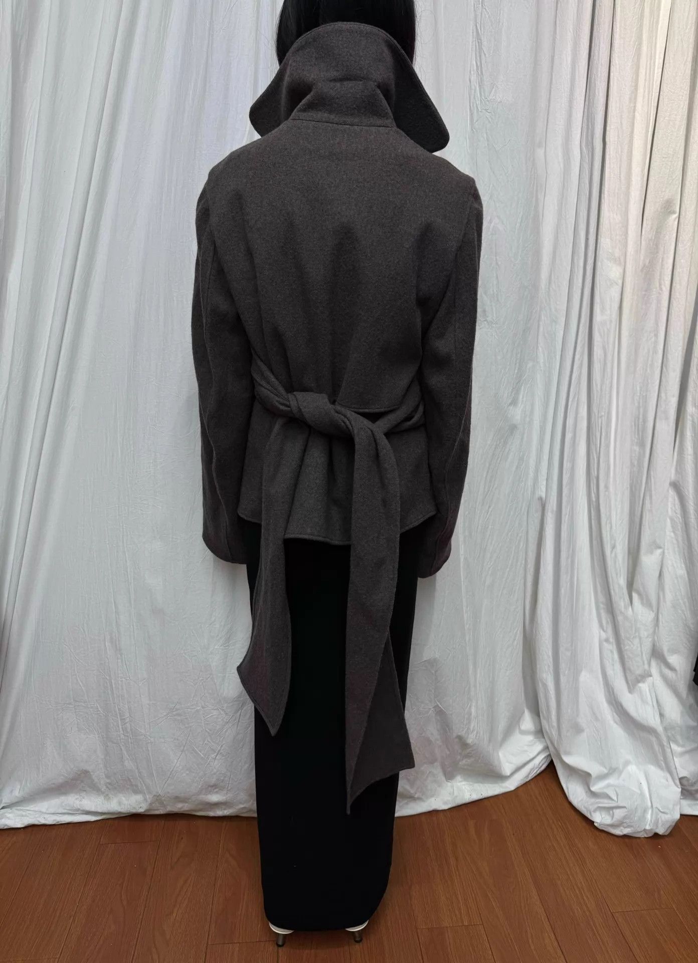 Lemaire Lemaire Wool Cross Strap Blazer Gray-Brown FR36 Size XS / US 0-2 / IT 36-38 - 7 Thumbnail