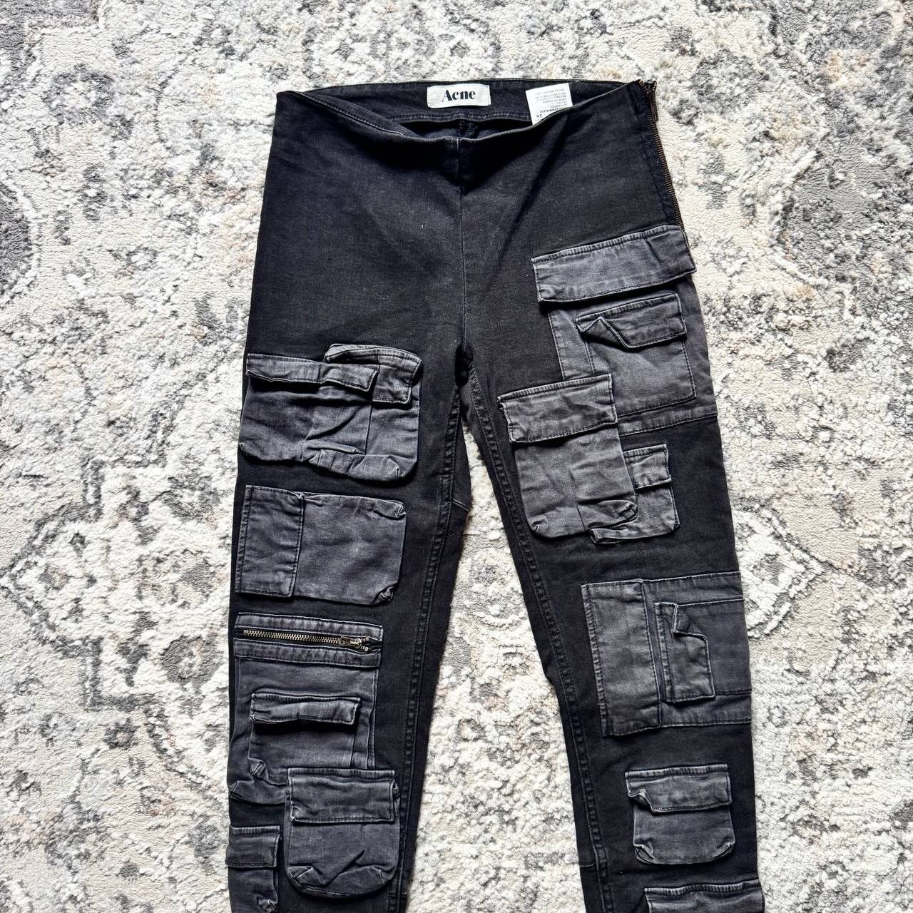Acne Studios Acne Studios Vader Archive Avant Garde Denim Black Jeans Size 28" / US 6 / IT 42 - 4 Thumbnail