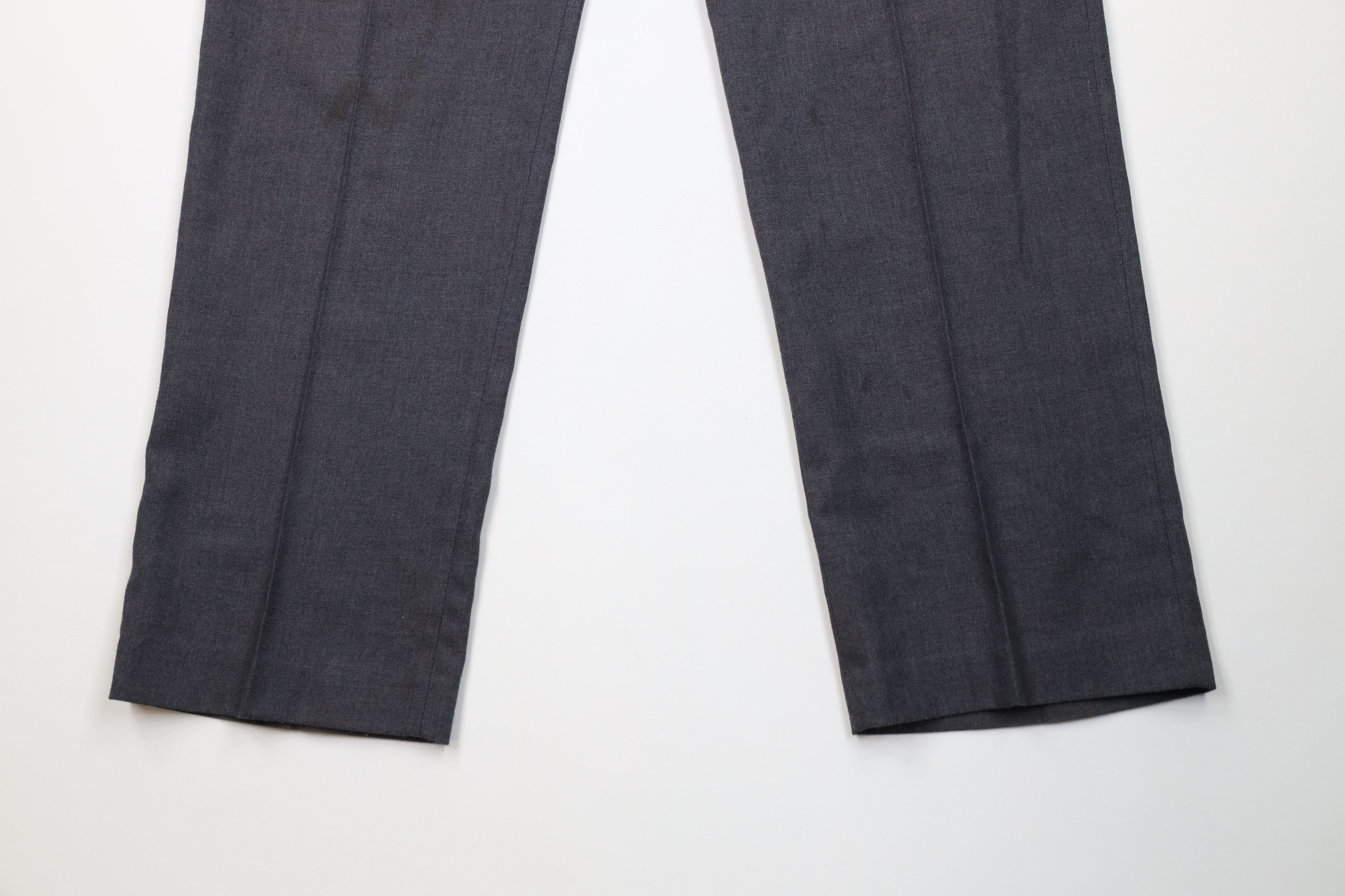 Vintage Vintage 70s Streetwear Worsted Wool Blend Wide Leg Pants USA Size US 38 / EU 54 - 4 Thumbnail