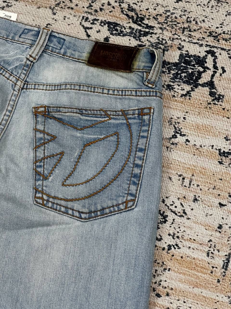 Moschino × Vintage Vintage Love Moschino Jeans Distressed Denim Pants 00s Size US 32 / EU 48 - 13 Thumbnail
