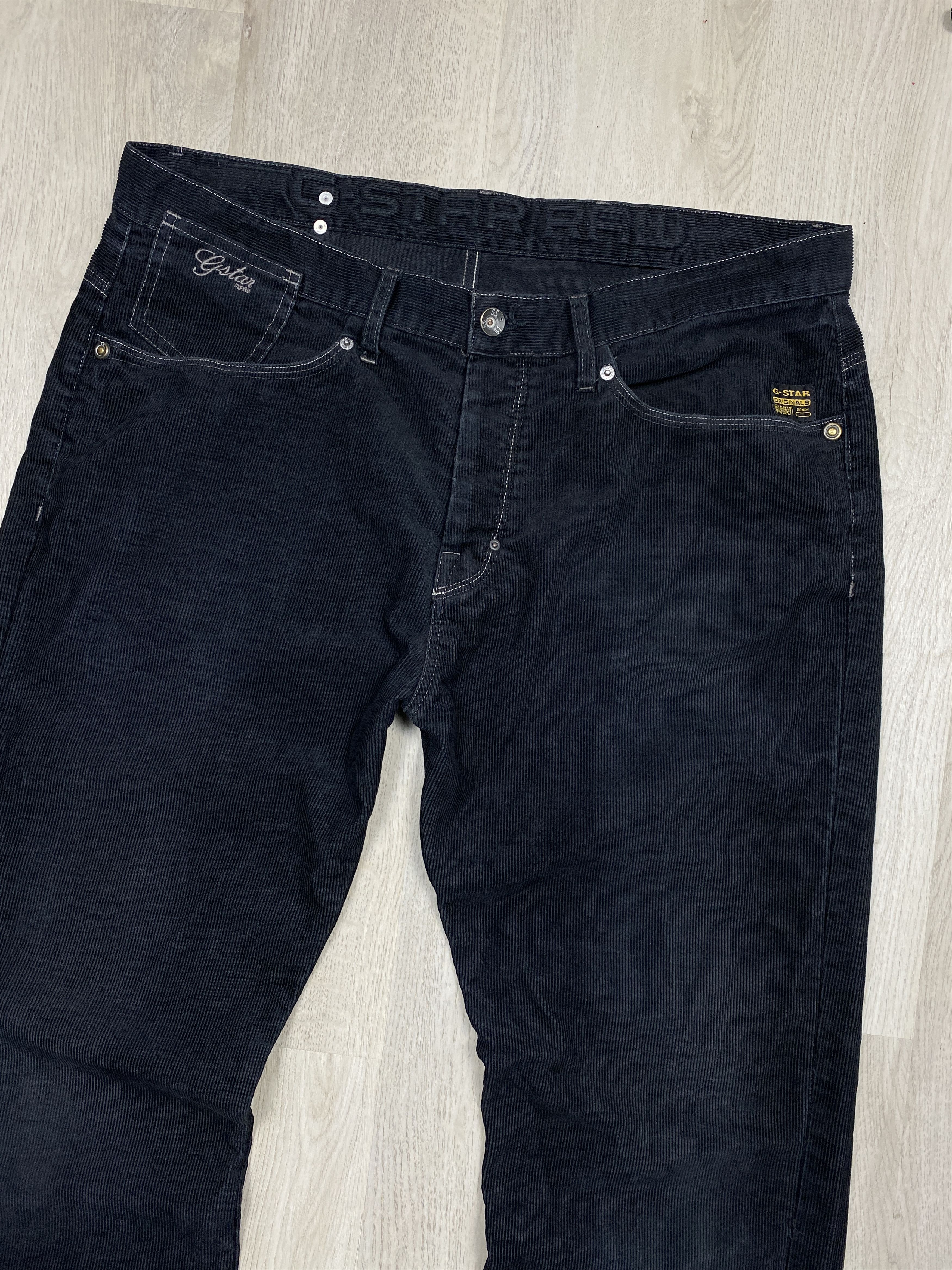 G-Star G Star Raw Vintage Mens Coder Straight Denim Pants Jeans Size US 38 / EU 54 - 2 Thumbnail
