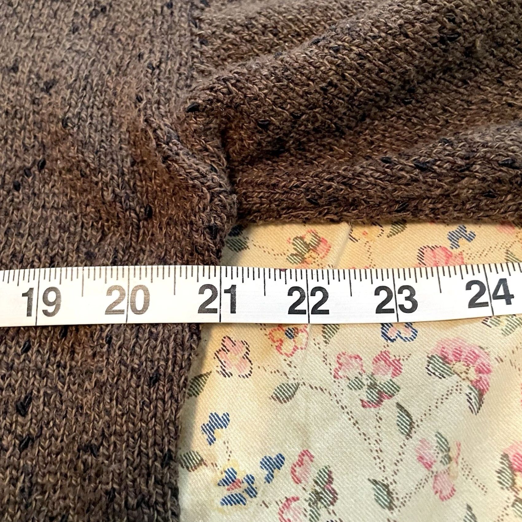 Coldwater Creek Coldwater Creek Cardigan Sweater L Olive Green Floral Silk Cotton Button Up Womens Casual Knit Bohemian Floral Pattern Open Front Size L / US 10 / IT 46 - 6 Thumbnail