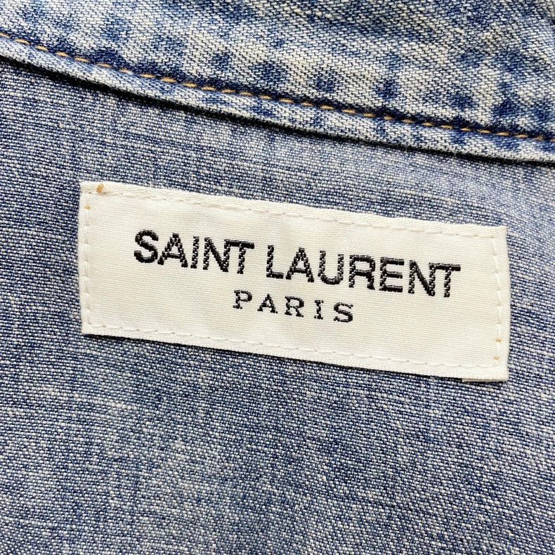 Saint Laurent Paris Saint Laurent ParisBlue denim jacket 2504-Nextarrow Size US XS / EU 42 / 0 - 5 Thumbnail