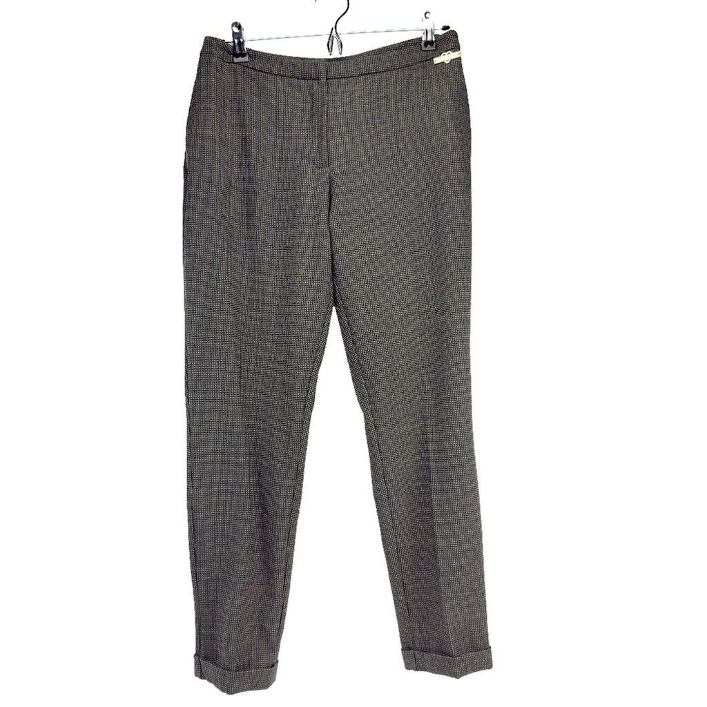 TWINSET TWIN-SET Simona Barbieri Fall Micro Cuffed Ankle Trousers S Size 27" / US 4 / IT 40 - 2 Thumbnail