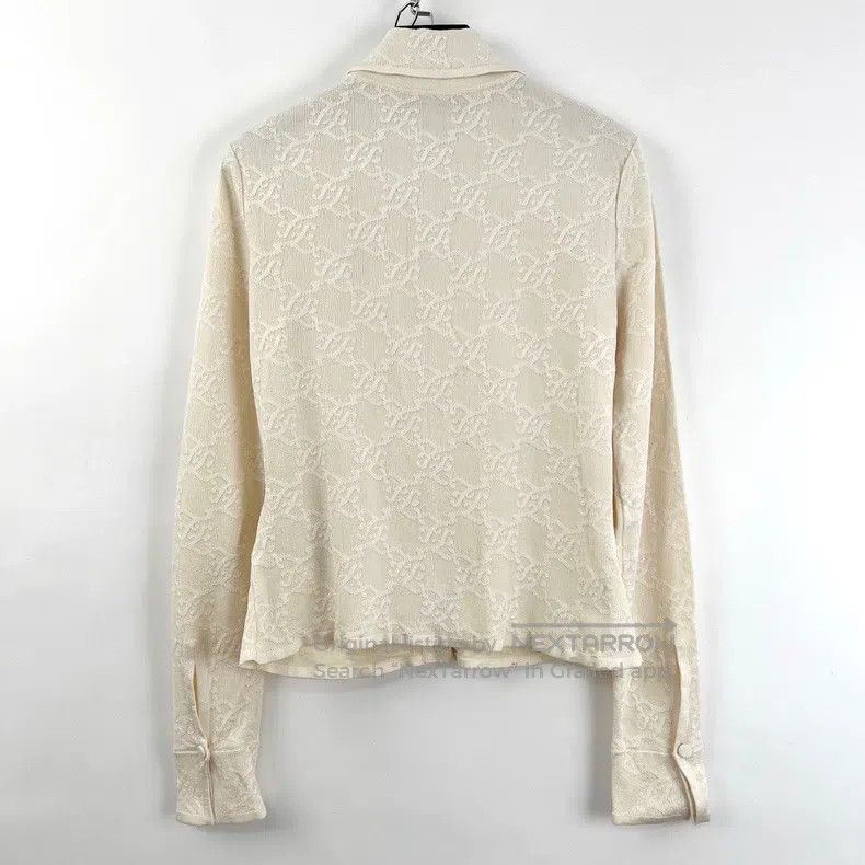 Fendi Fendi Off-white printed knitted cardigan Size XXS / US 00 / IT 34 - 2 Thumbnail