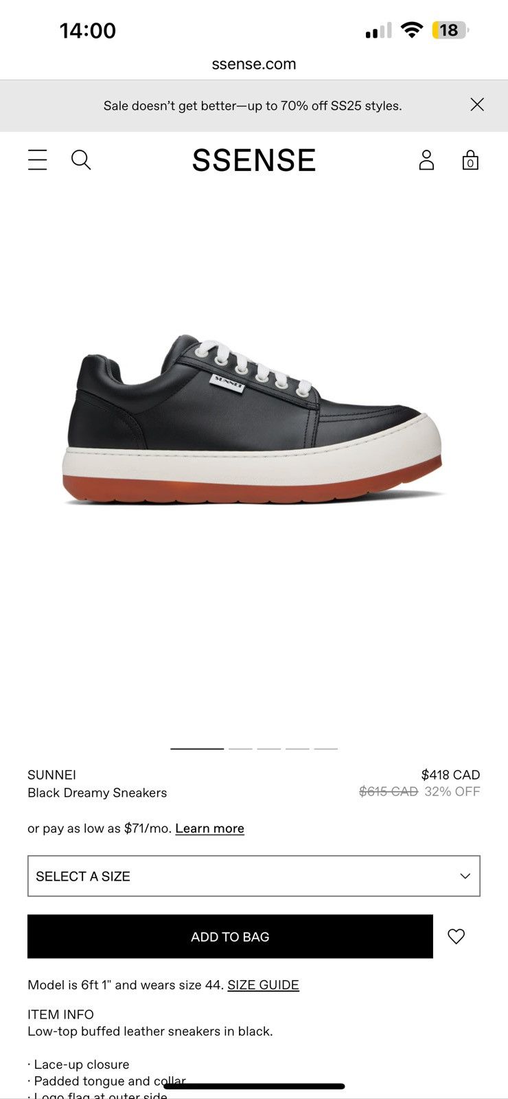 Sunnei SUNNEI Black Dreamy Shoes Size US 9 / EU 42 - 7 Thumbnail