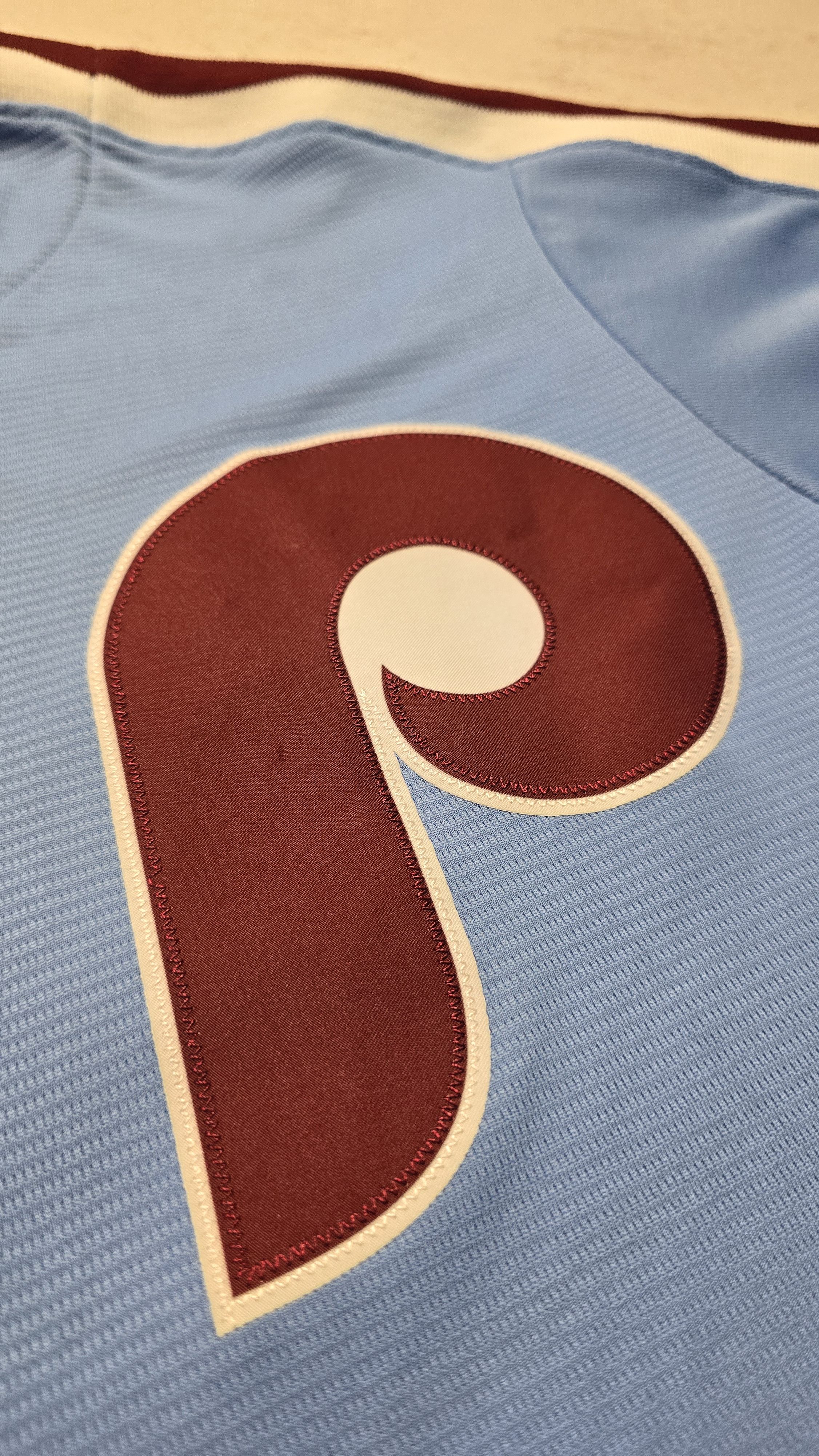 Nike Nike Blue Philadelphia Phillies Throwback Baseball Jersey Size US L / EU 52-54 / 3 - 6 Thumbnail