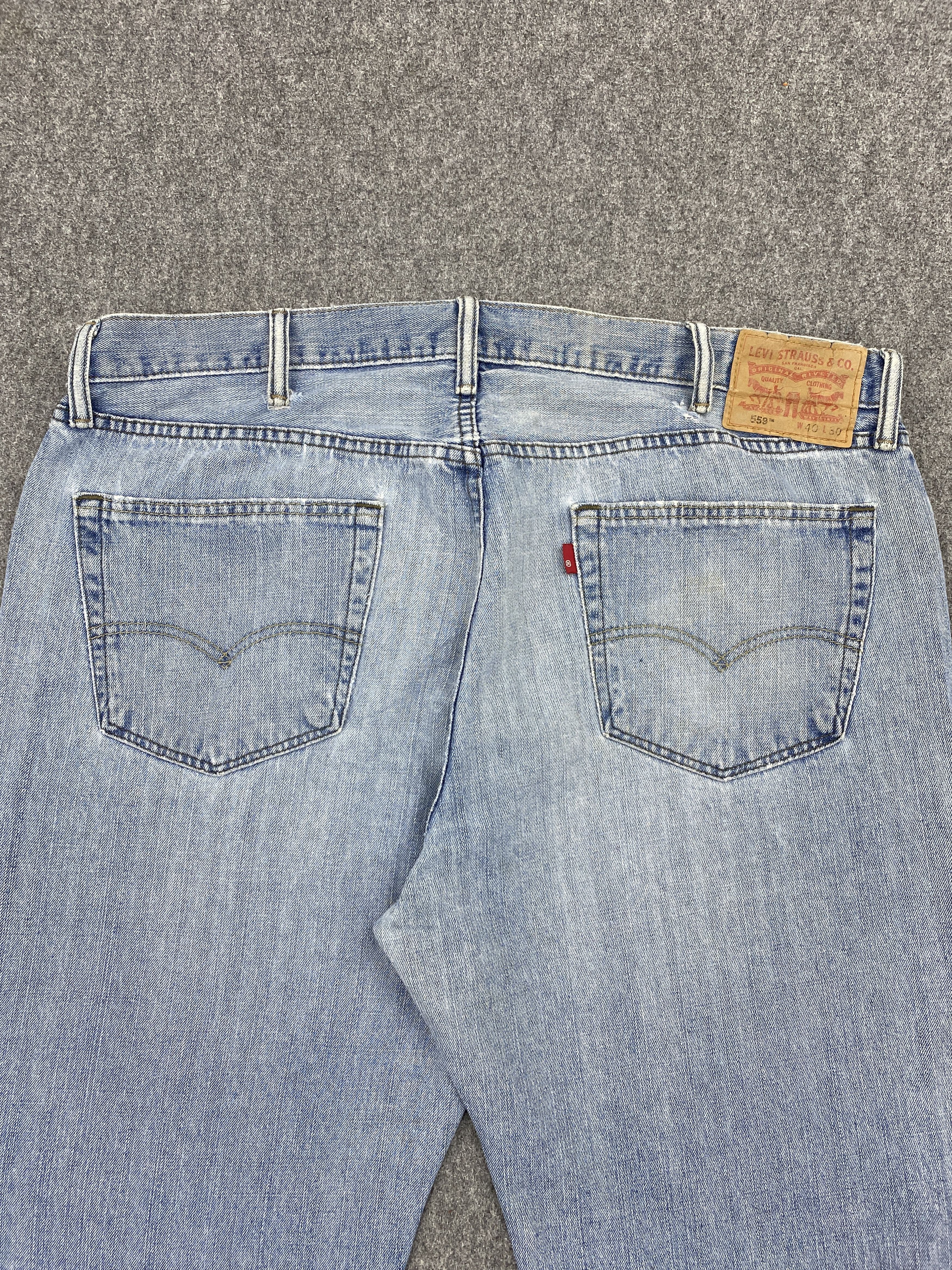 Levi's Vintage Levis 559 Distressed Jeans DP2609 Size US 40 / EU 56 - 4 Thumbnail
