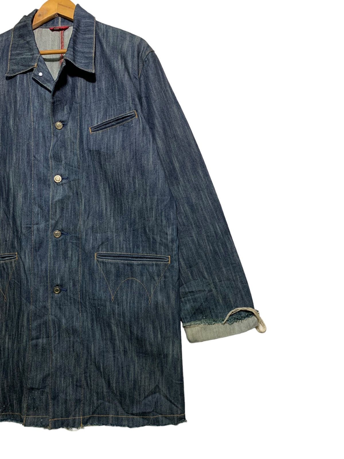 Edwin 🔥EDWIN DENIM JACKETS DARKBLUE Size US L / EU 52-54 / 3 - 3 Thumbnail