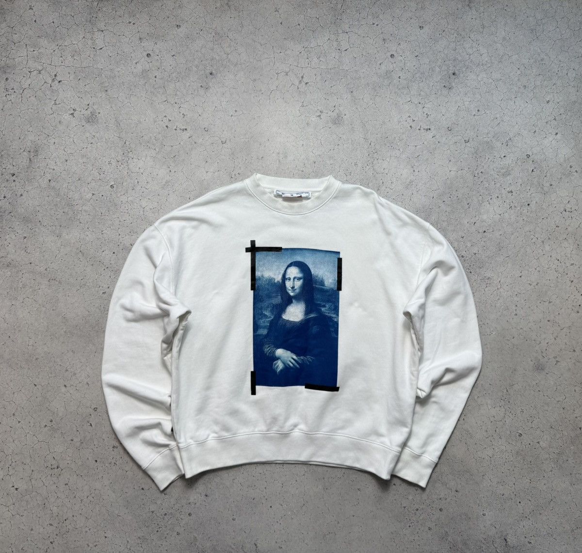 Off White Mona Lisa Crew | Grailed