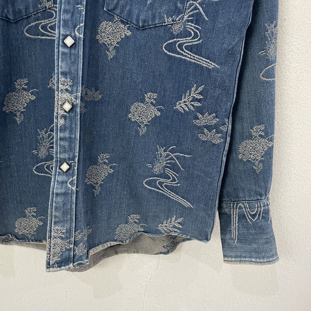 Japanese Brand Vintage Allen & Hanson Denim Jacket Size US M / EU 48-50 / 2 - 2 Thumbnail