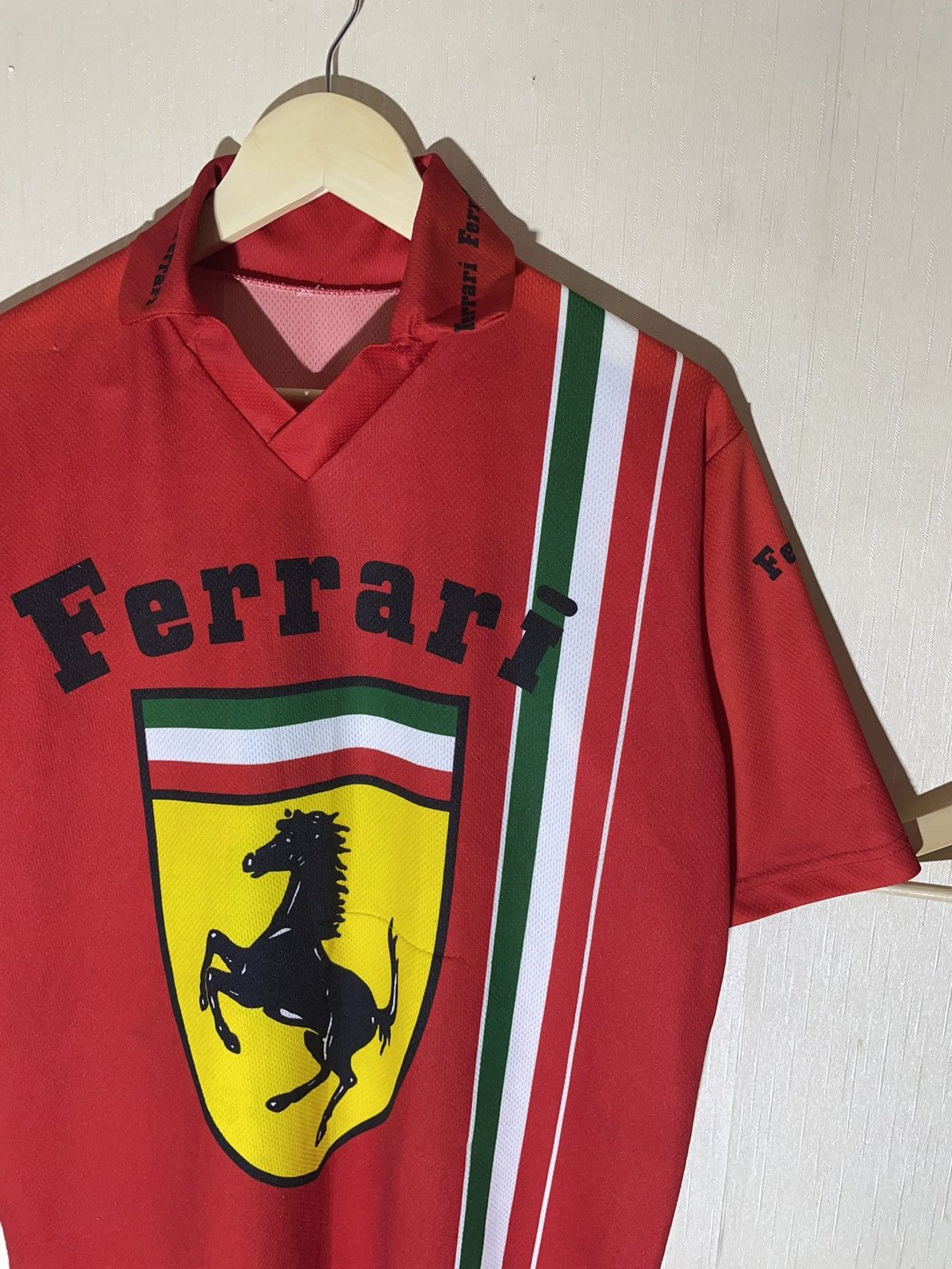 Ferrari × Vintage Ferrari racing vintage polo shirt 90s Size US XL / EU 56 / 4 - 3 Thumbnail