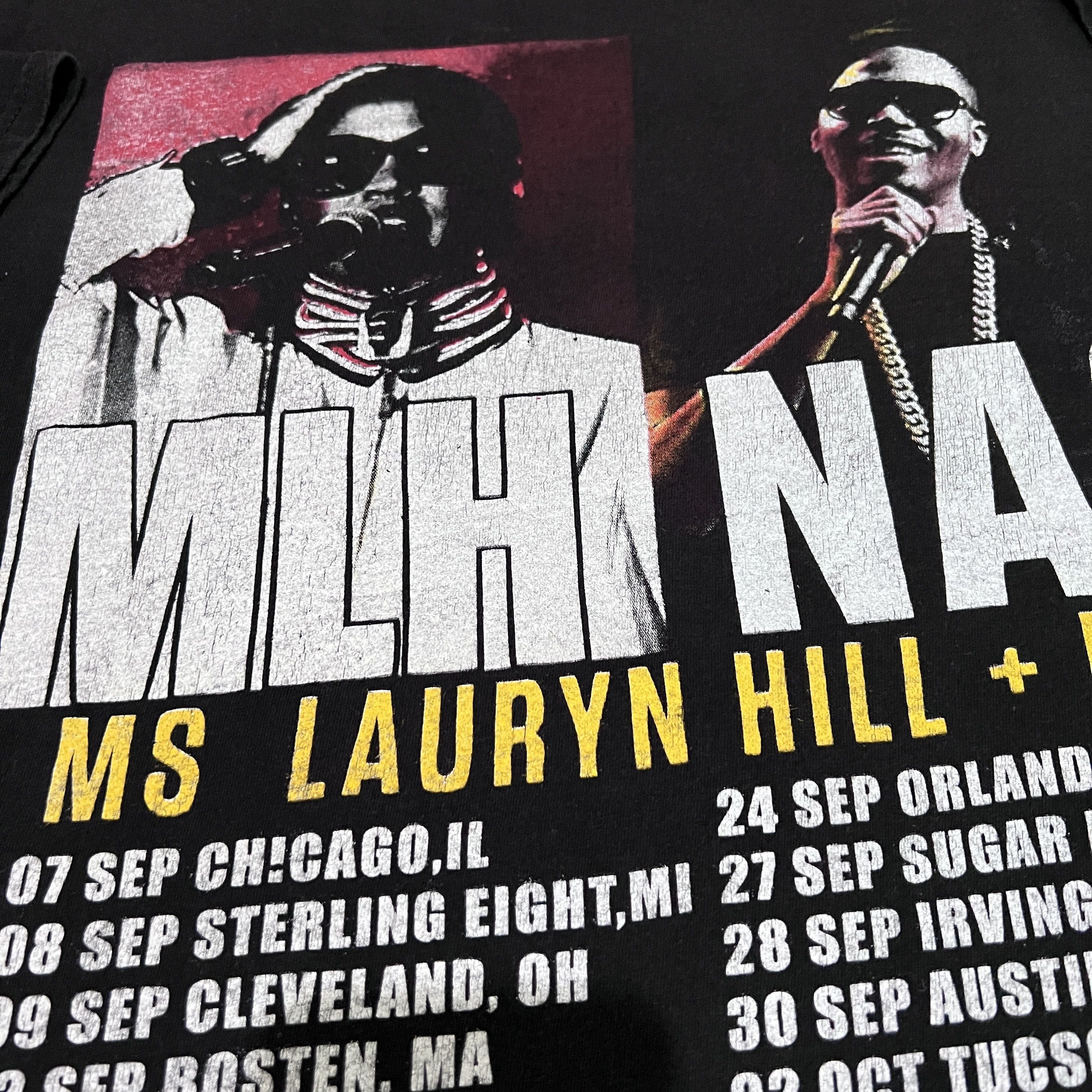 Band Tees MLH LAURYN HILL & NAS Concert Promo Tee XL Size US XL / EU 56 / 4 - 3 Thumbnail