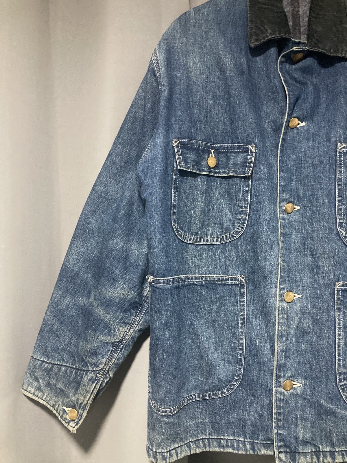 Carhartt × Vintage Carhartt coat 60s denim blue RARE Size US M / EU 48-50 / 2 - 2 Thumbnail