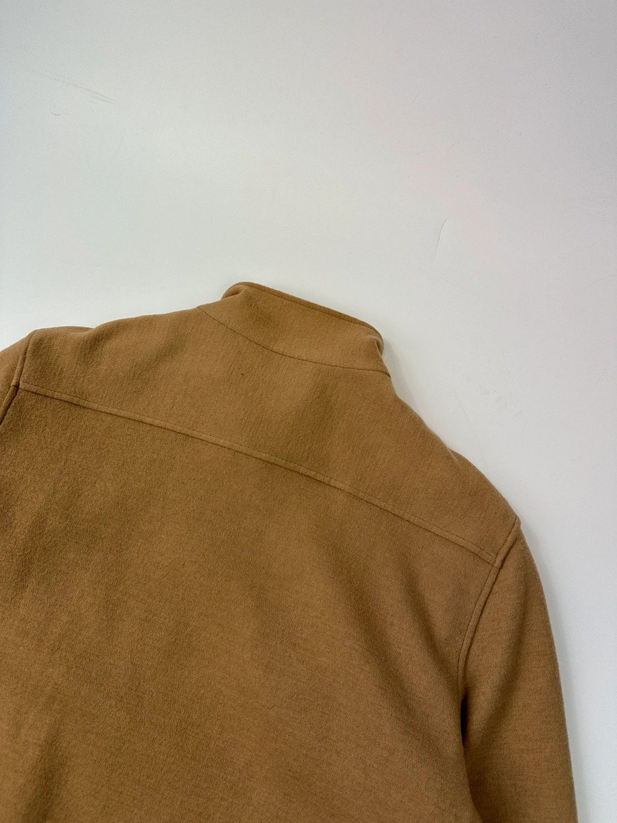 Prada Prada Milano FW2000 Beige Brown Wool & Leather Bomber Jacket Size US M / EU 48-50 / 2 - 10 Thumbnail