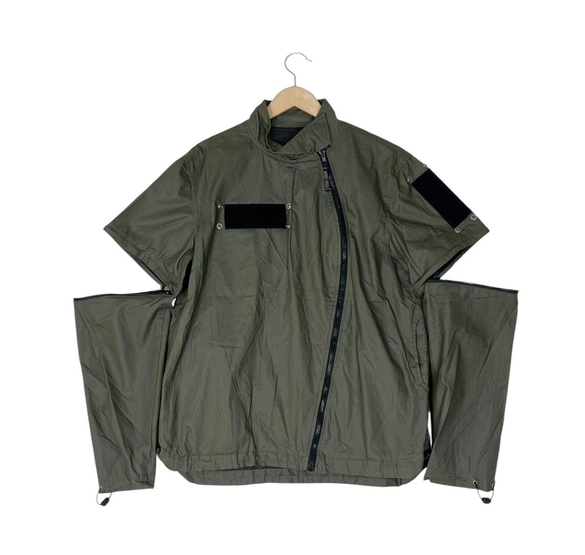 Japanese Brand Raggio Dest Zip-Off Sleeve Tech Convertible Jacket Size US M / EU 48-50 / 2 - 1 Thumbnail
