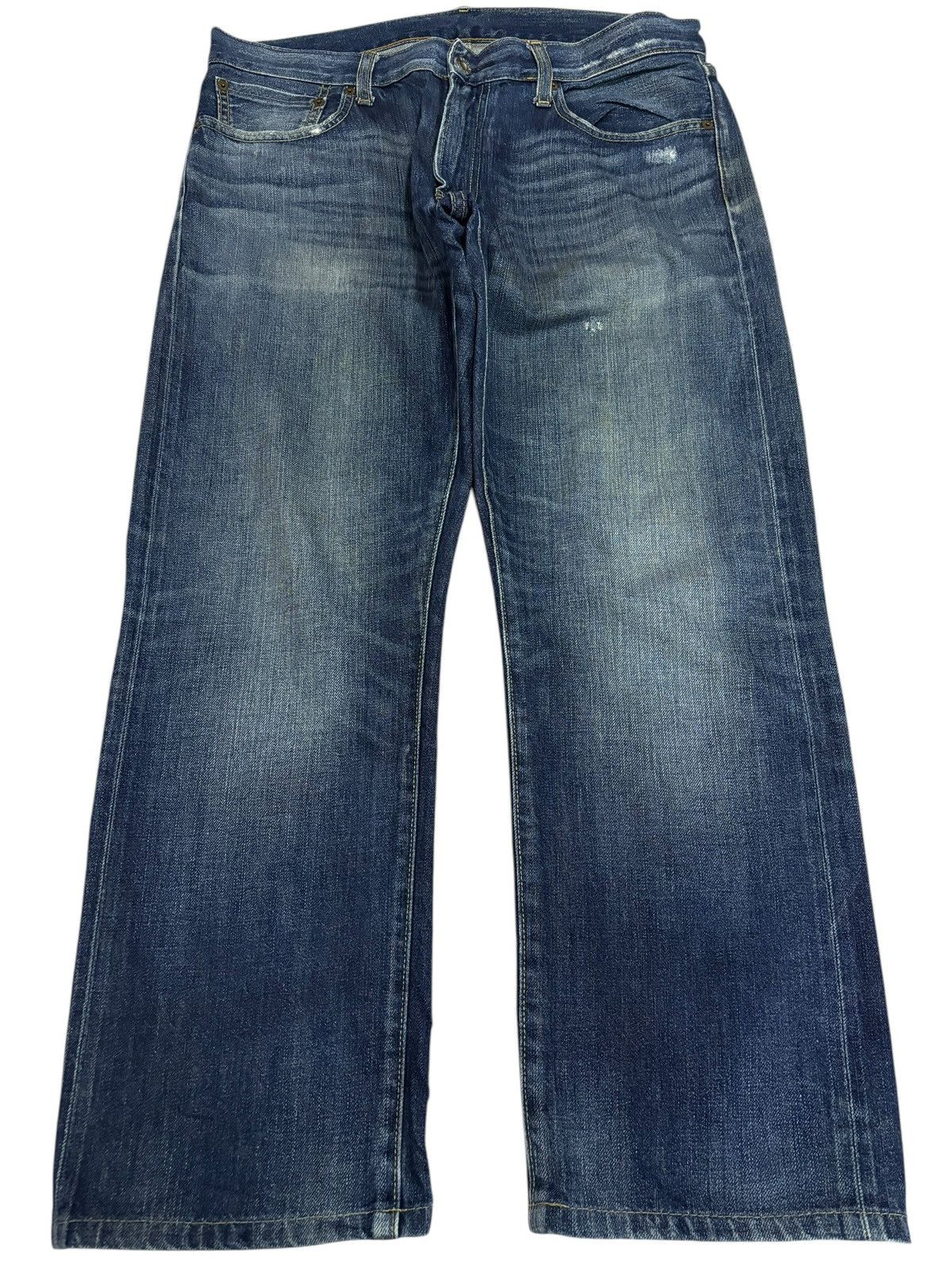 Kaihara Denim × Self Edge Vintage Kaihara Uniqlo Selvedge Blue Indigo Jeans Size US 35 - 2 Thumbnail