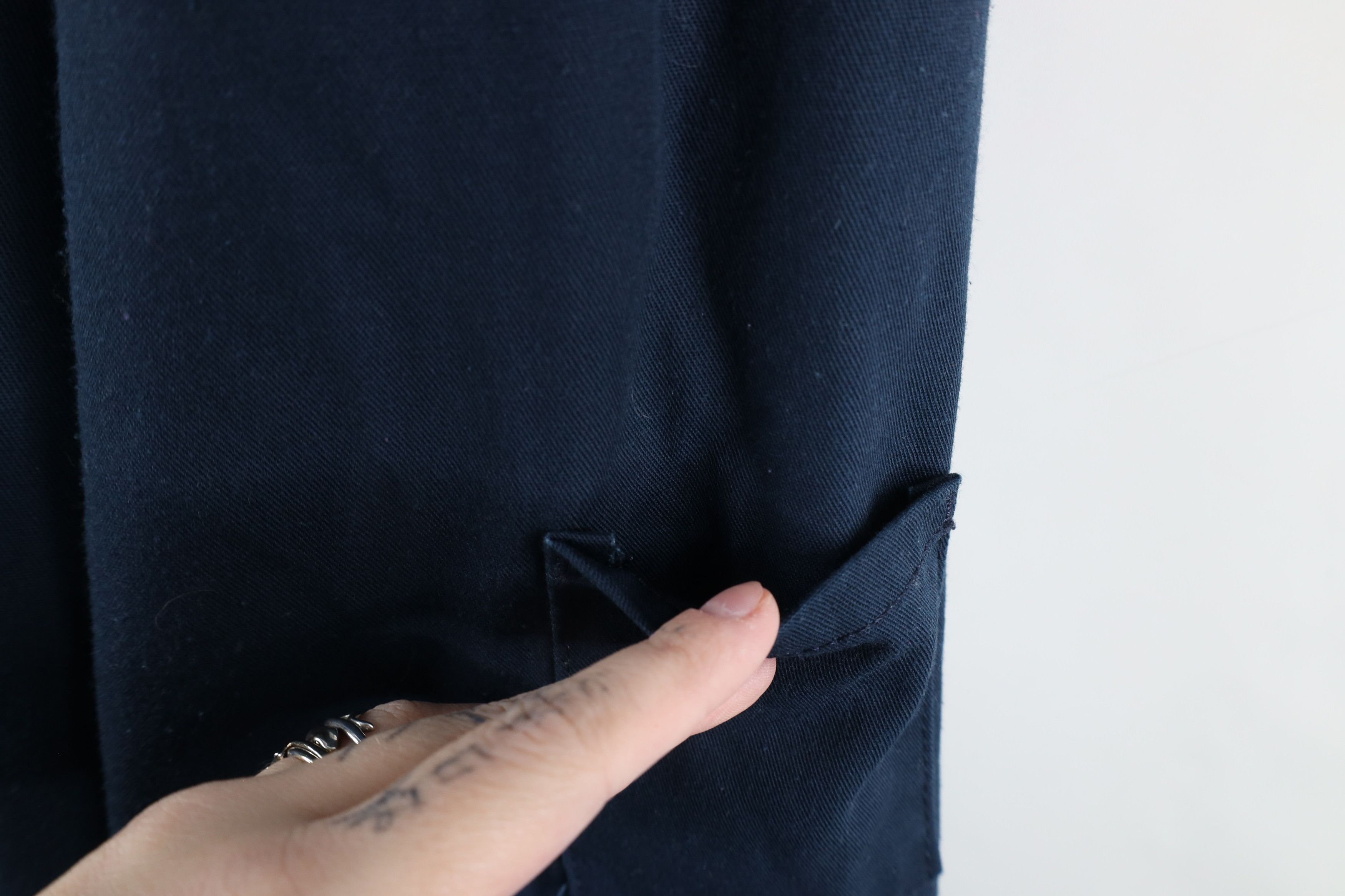 Vintage Vintage 90s Streetwear Workwear Mechanic Bomber Jacket Blue Size US XXL / EU 58 / 5 - 6 Thumbnail