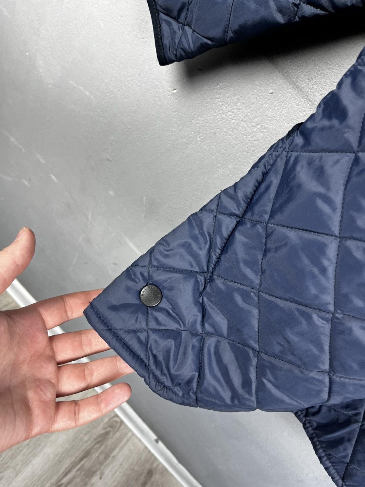 Barbour Vintage Barbour Liddesdale Quilted Men's Jacket Navy M Size US L / EU 52-54 / 3 - 11 Thumbnail