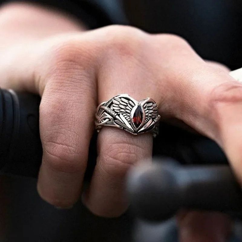 Japanese Brand × Jewelry × Vintage Neo Gothic Halloween Wing Ring Size ONE SIZE - 5 Thumbnail